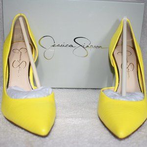 Jessica Simpson Yellow Pumps